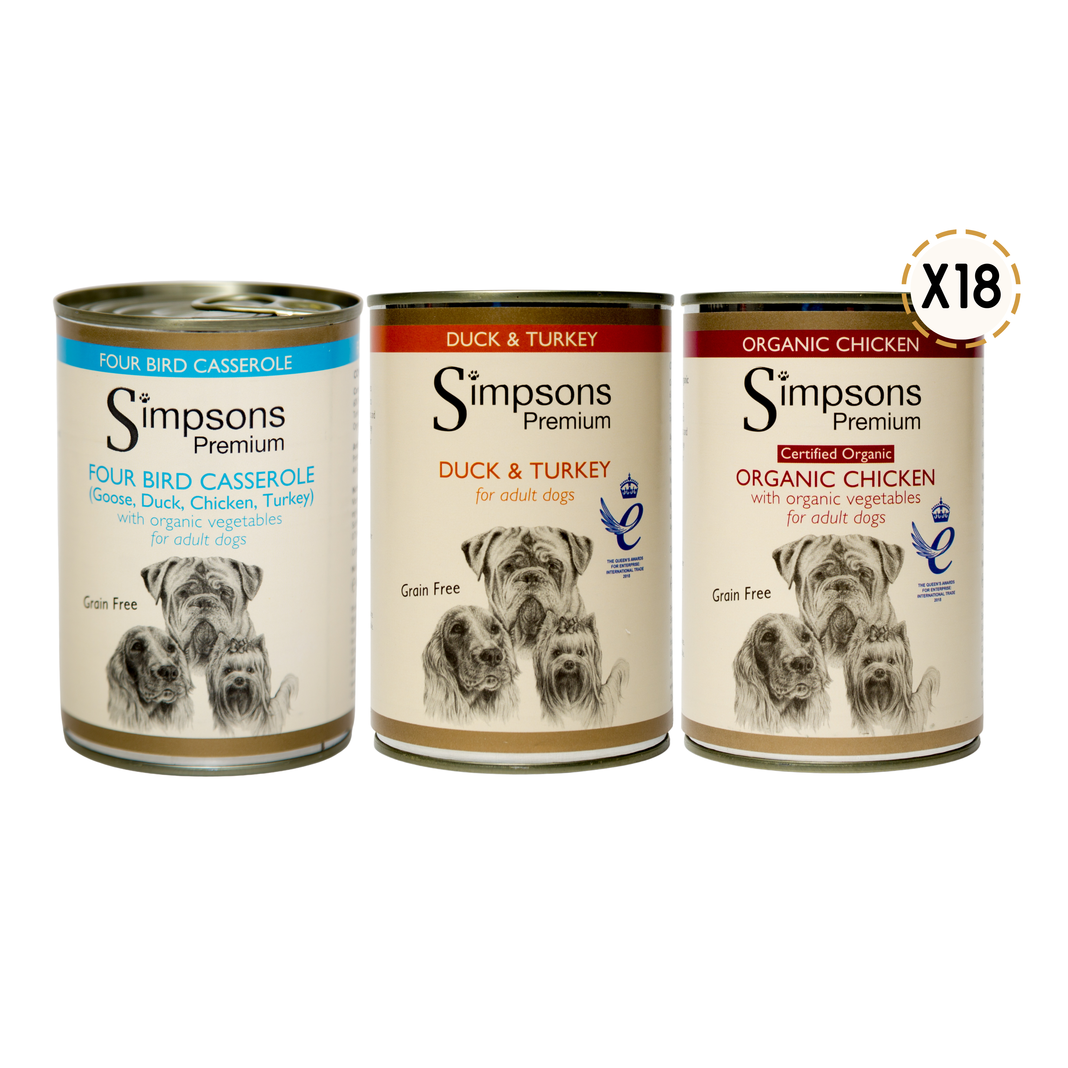 Organic Dog Food Simpsons Premium